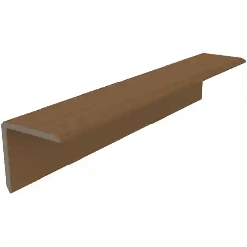 NewTechWood composiet co-extrusie hoekprofiel vlak t.b.v wand bekleding 5,5x5,5x300 cm Teak Lage Prijs