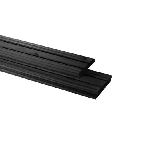 Alleen Vandaag Triple profiel vuren zwart gedompeld 2,2x14x300 cm