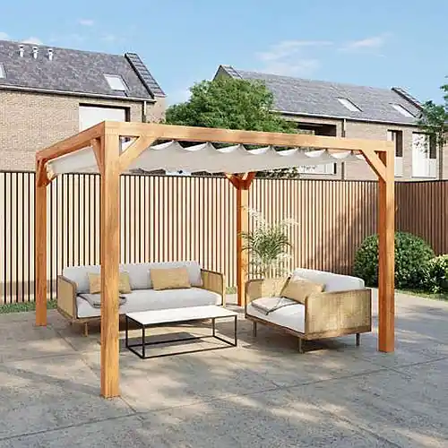 Beperkt Aanbod Red Class Wood pergola 324x424 cm