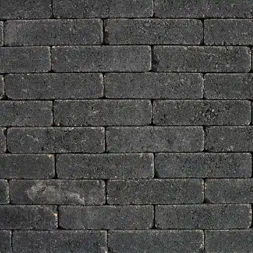 Weekendaanbieding Waalformaat getrommeld 20x5x7 cm nero