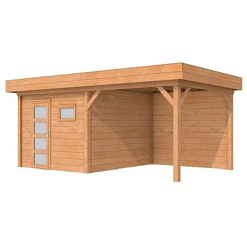 Koop Online Blokhut Topvision douglas Raaf 298+300x298 cm