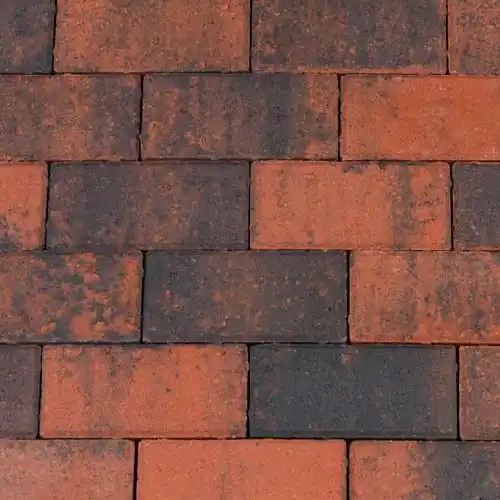 Betonklinker 21x10,5x8 cm rood zwart Nu Kopen