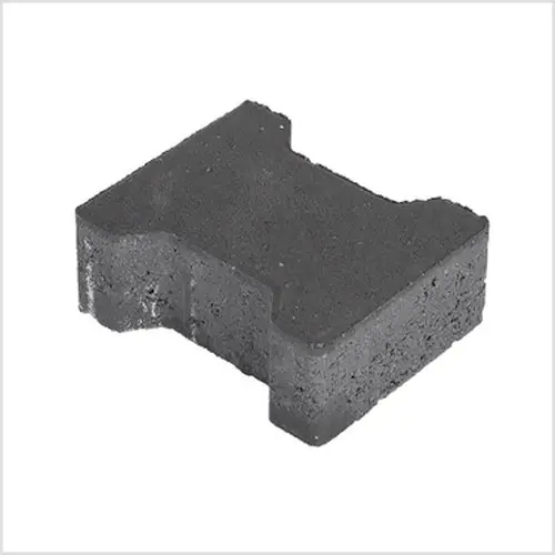 Gecertificeerd H-profielsteen 10 cm zwart met deklaag