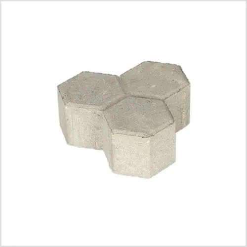 Gecertificeerd T-3 steen 8 cm grijs met deklaag