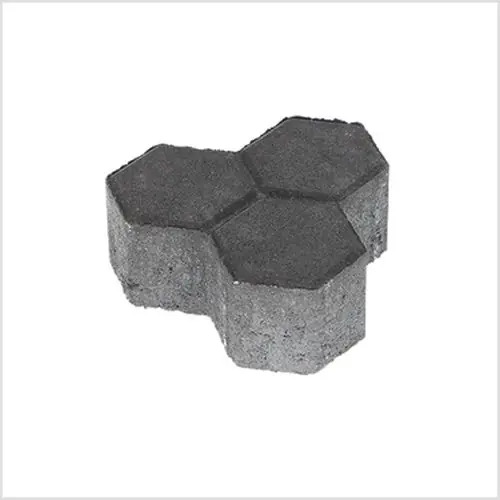 T-3 steen 8 cm zwart met deklaag Express Levering