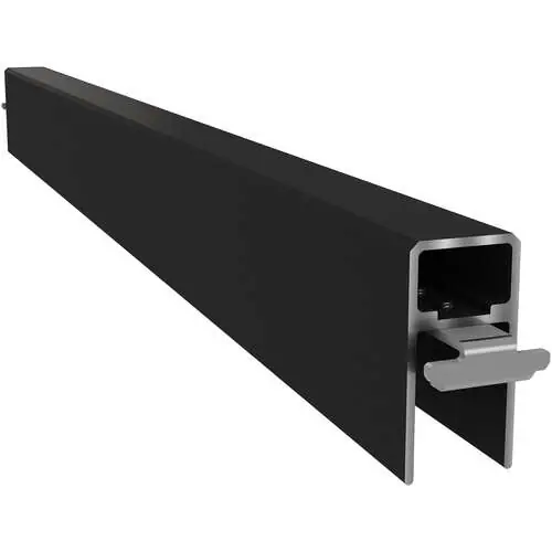 NewTechWood aluminium frameset t.b.v. verticale schermen zwart Hoge Kwaliteit