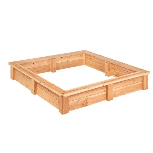 Aanbieding Zandbak douglas 120x120 cm