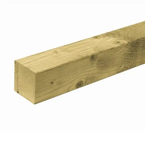 Gecertificeerd Tuinpaal geïmpregneerd vuren 9x9x300 cm 103028
