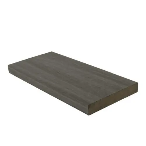 Voordeelprijs NewTechWood composiet co-extrusie kantplank houtstructuur 2,3x13,8x300 cm Silver Gray