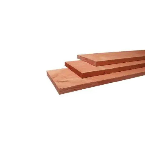 Aanbieding Schuttingplank douglas bezaagd groen geïmpregneerd 1,5x14 cm