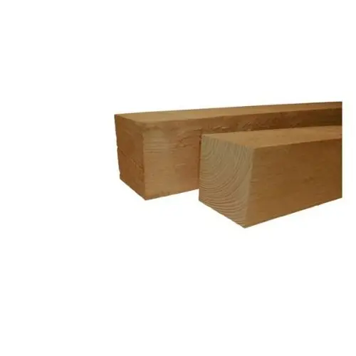 Dagaanbieding Tuinpaal douglas ongeschaafd groen geïmpregneerd 10x10x300 cm
