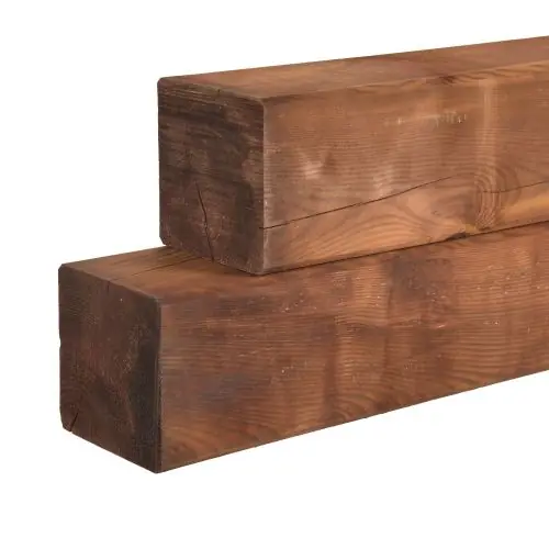 Tuinpaal grenen bruin geïmpregneerd 14,5x14,5 cm Betrouwbaar