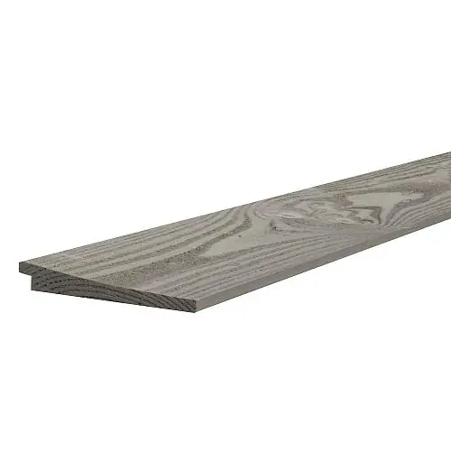 Koopje Douglas Zweeds rabat geschaafd/bezaagd grijs gespoten 1,1-2,7x19,5x400 cm
