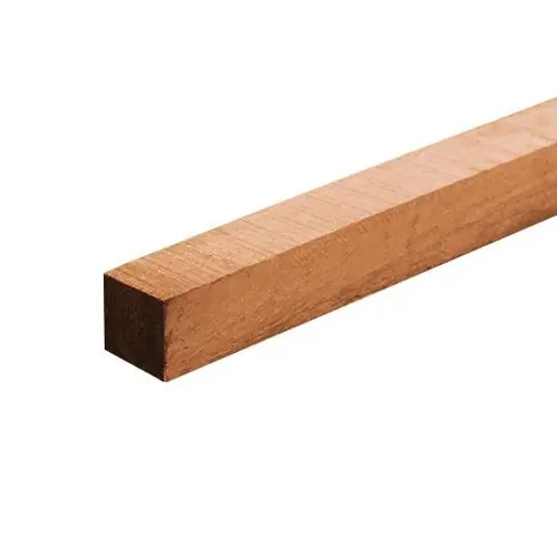 Tuinpaal hardhout okan 15x15 cm fijnbezaagd Hoge Kwaliteit