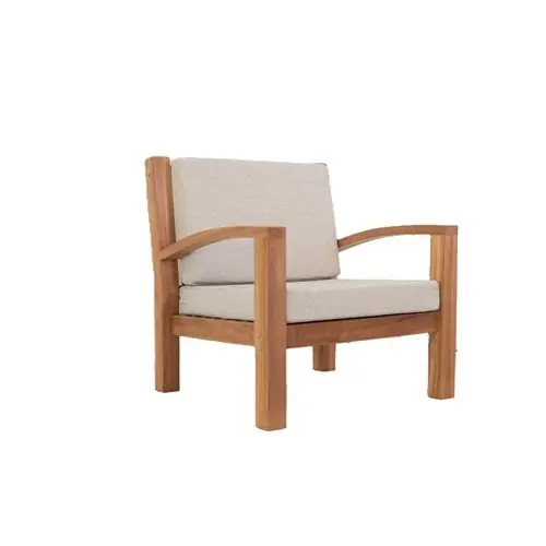 Tambora teak fauteuil 80x80x85 cm Rechtstreeks Van De Fabrikant