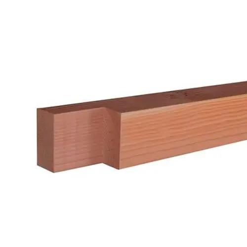 Douglas geschaafde tussenstaander met inkeping 14x14x240 cm Gereduceerde Prijs