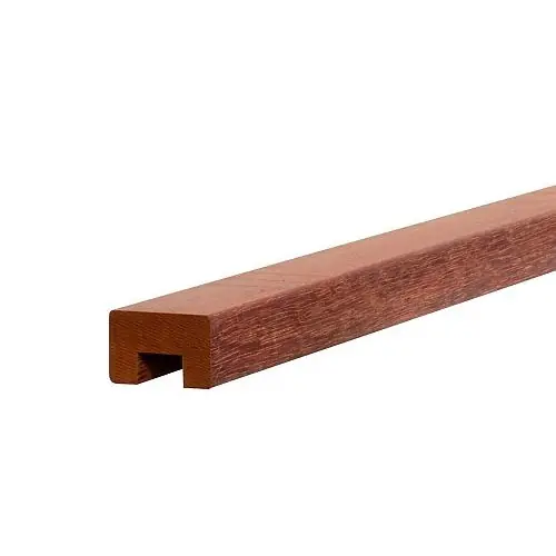 Angelim Vermelho afdekkap geschaafd sponning 4,5x7,0x200 cm t.b.v damwand Must-Have