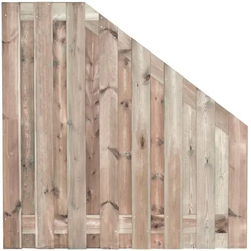Flitsaanbieding Tuinscherm Coevorden geïmpregneerd grenen 180>90x180 cm verloop