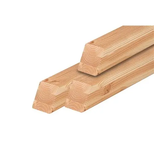 Lage Kosten Tuinpaal douglas geschaafd schuine kop 8,8x8,8x95 cm
