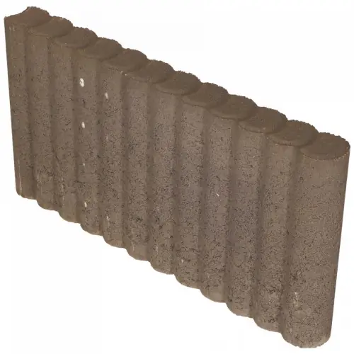 Minirondoband palissade 6x25x50 cm bruin Speciale Aanbieding