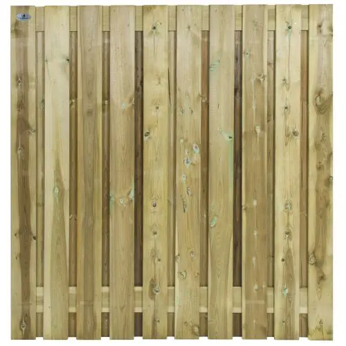 Hete Deal Tuinscherm geïmpregneerd grenen 180x180 cm 21-planks 103436