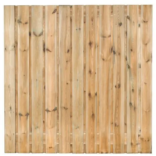 Laatste Versie Tuinscherm geïmpregneerd grenen 180x180 cm 23-planks 149335