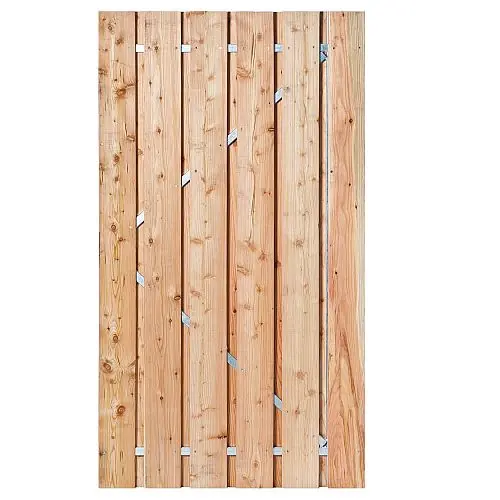 Weekendaanbieding Tuindeur Privacy douglas inclusief slot 195x90 cm