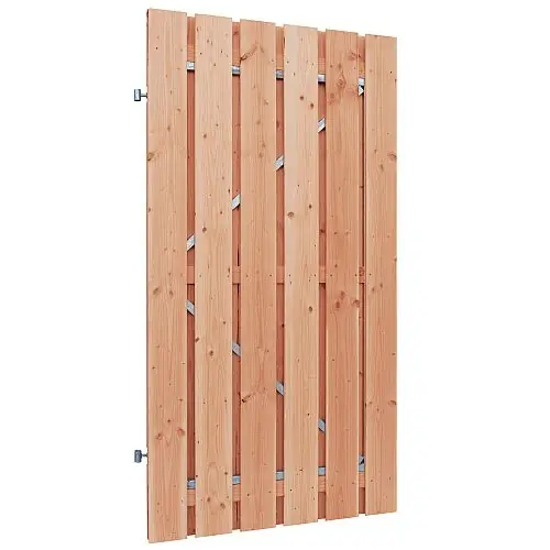 Tuindeur Redvision geschaafd 16mm op stalen frame 100x195 cm Flitsaanbieding
