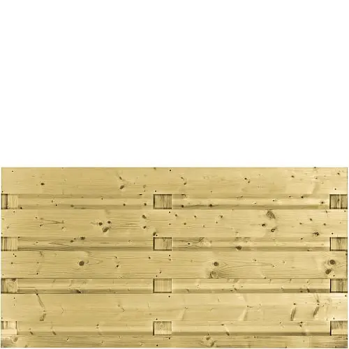 Tuinscherm geïmpregneerd vuren 90x180 cm 103288 Snelle Levering