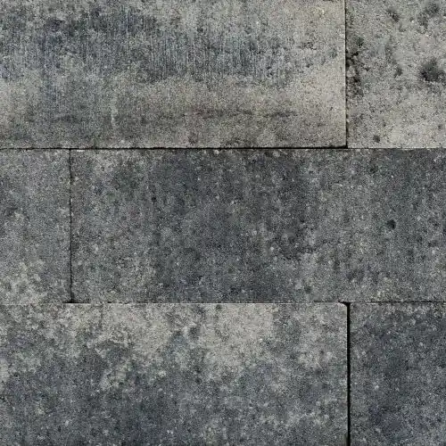 Beperkte Voorraad Linea palissade strak 12,5x12,5x45 cm grijs zwart