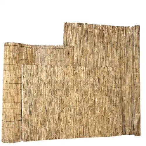 Lage Prijs Rietmat 1,5/2 cm dik perlondraad gebonden 175x200 cm