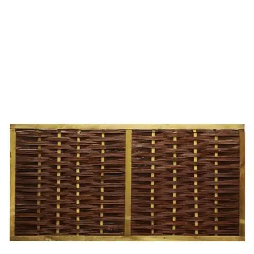 Goedkoop Wilgenscherm 90x180 cm in houten frame 44 mm