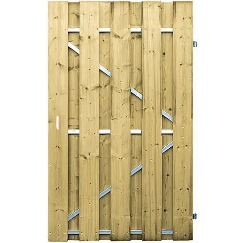 Tuindeur geïmpregneerd vuren 190x120 cm 133063 Express Levering