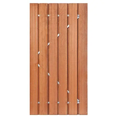 Tuindeur Privacy hardhout met slot 195x90 cm Seizoensaanbieding