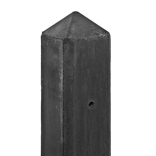 Betonpaal antraciet 8,5x8,5x277 cm diamantkop Tussenmodel Schelde Nu Kopen