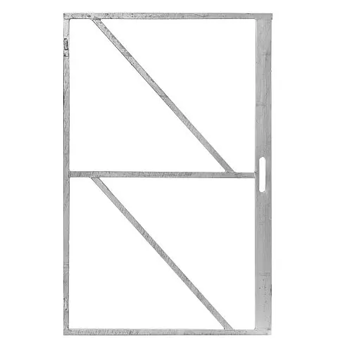 Deurframe ijzer met slotkast 155x100 cm Exclusieve Aanbieding