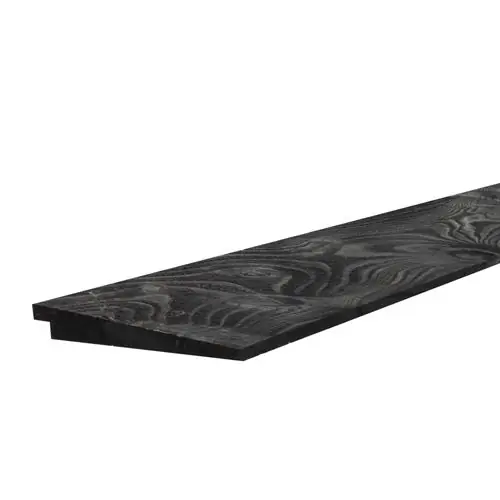 Goedkoop Zweeds rabat Scandinavisch vuren zwart gespoten 1,1-2,7x19,5x500 cm