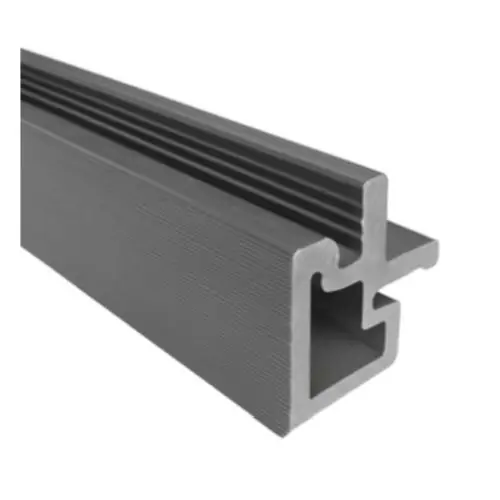 Veilige Betaling Carpgarant Composiet hoekprofiel cladding grey 2,6x5,0x290 cm