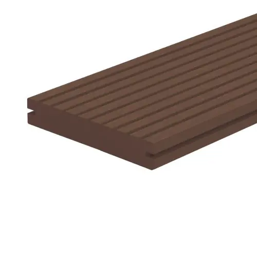 Vlonderplank Composiet massief donker bruin 2,3x14x300 cm 103161 Fabrieksprijs