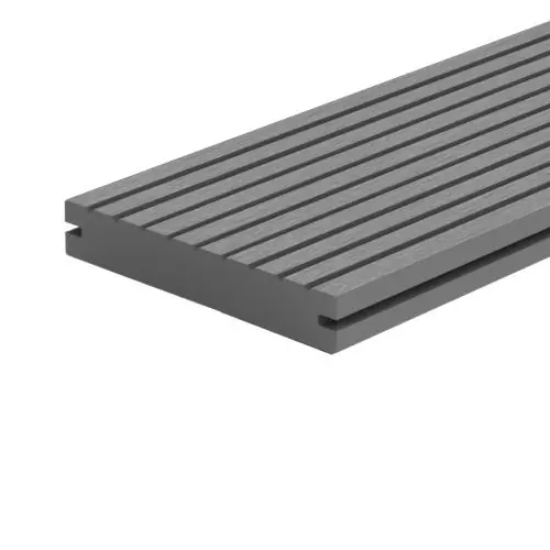 Vlonderplank Composiet massief licht grijs 2,3x14x400 cm 103158 Hete Deal