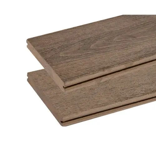 Vlonderplank composiet vintage noot bruin 1,9x13,5x300 cm 135041 Rechtstreeks Van De Fabrikant