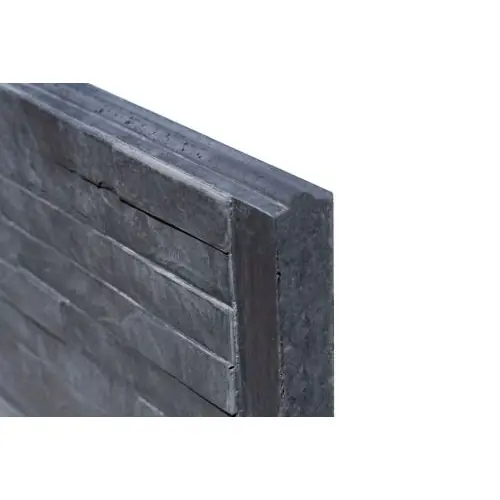 Betonnen onderplaat antraciet 3,5x36x184 cm leisteenmotief dubbelzijdig Laatste Kans