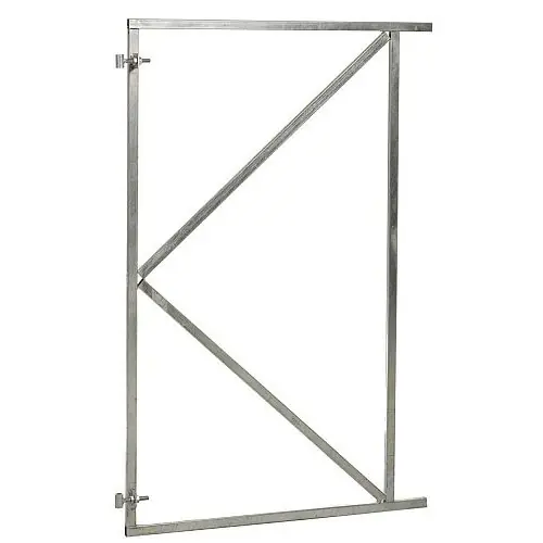 Verstelbaar stalen poortframe 100x155 cm vuurverzinkt Betrouwbaar