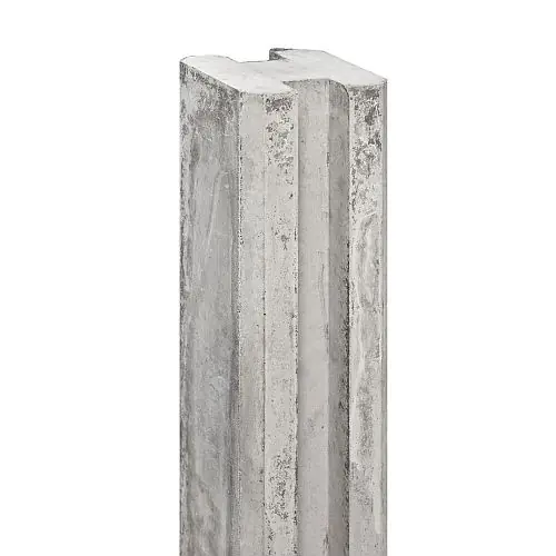 Betonpaal Reest grijs sleuf 11,5x11,5x244 cm Tussenmodel Superprijs