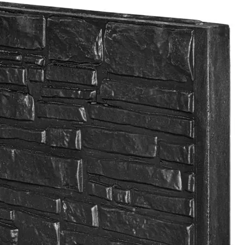 Betonnen onderplaat antraciet 3,5x26x184 cm Rustico smal gecoat Bestseller