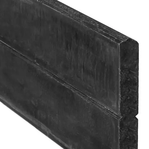 Betonnen onderplaat antraciet 3,5x26x184cm blokhutmotief smal gecoat Beperkt Aanbod