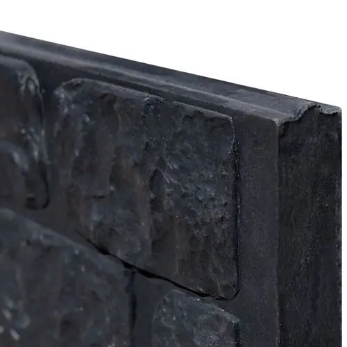 Weekendaanbieding Betonnen onderplaat antraciet 3,5x26x184cm romeinsmotief smal gecoat