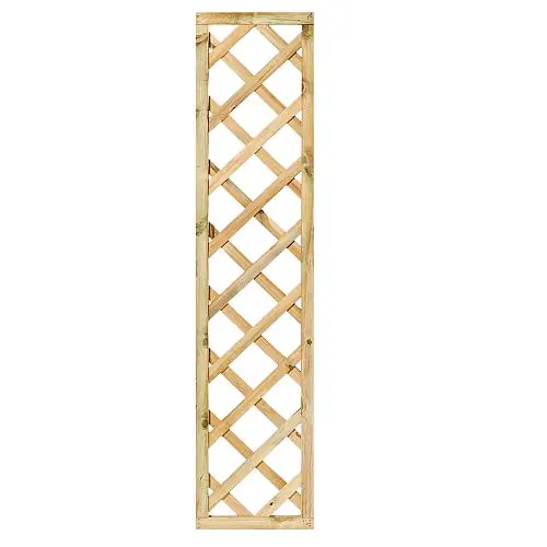 Trellis geïmpregneerd diagonaal met rechte lijst 180x40 cm Favoriet