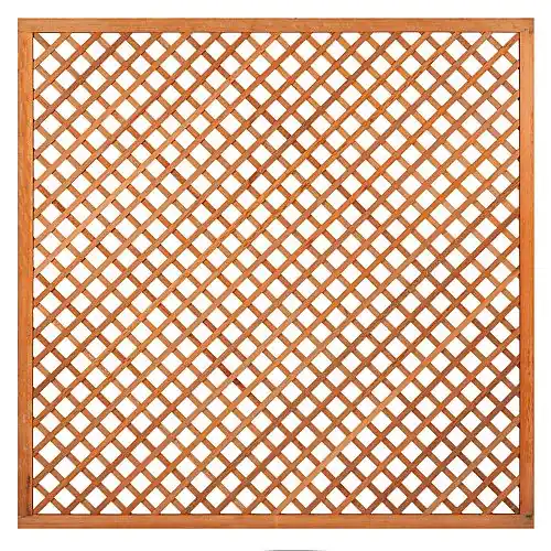 Laatste Kans Trellis diagonaal hardhout met rechte lijst 180x180 cm