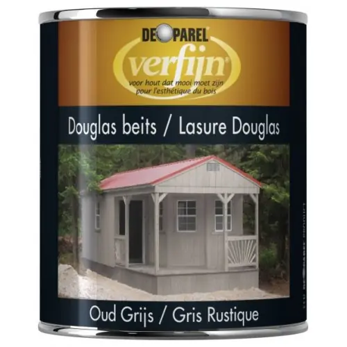 Fabrieksprijs Aanbieding Verfijn douglasbeits Oud grijs 0,75 liter